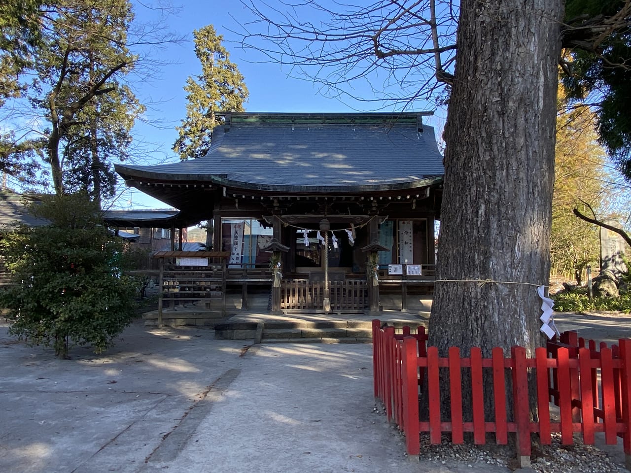 2023年1月5日佐野市の八坂神社