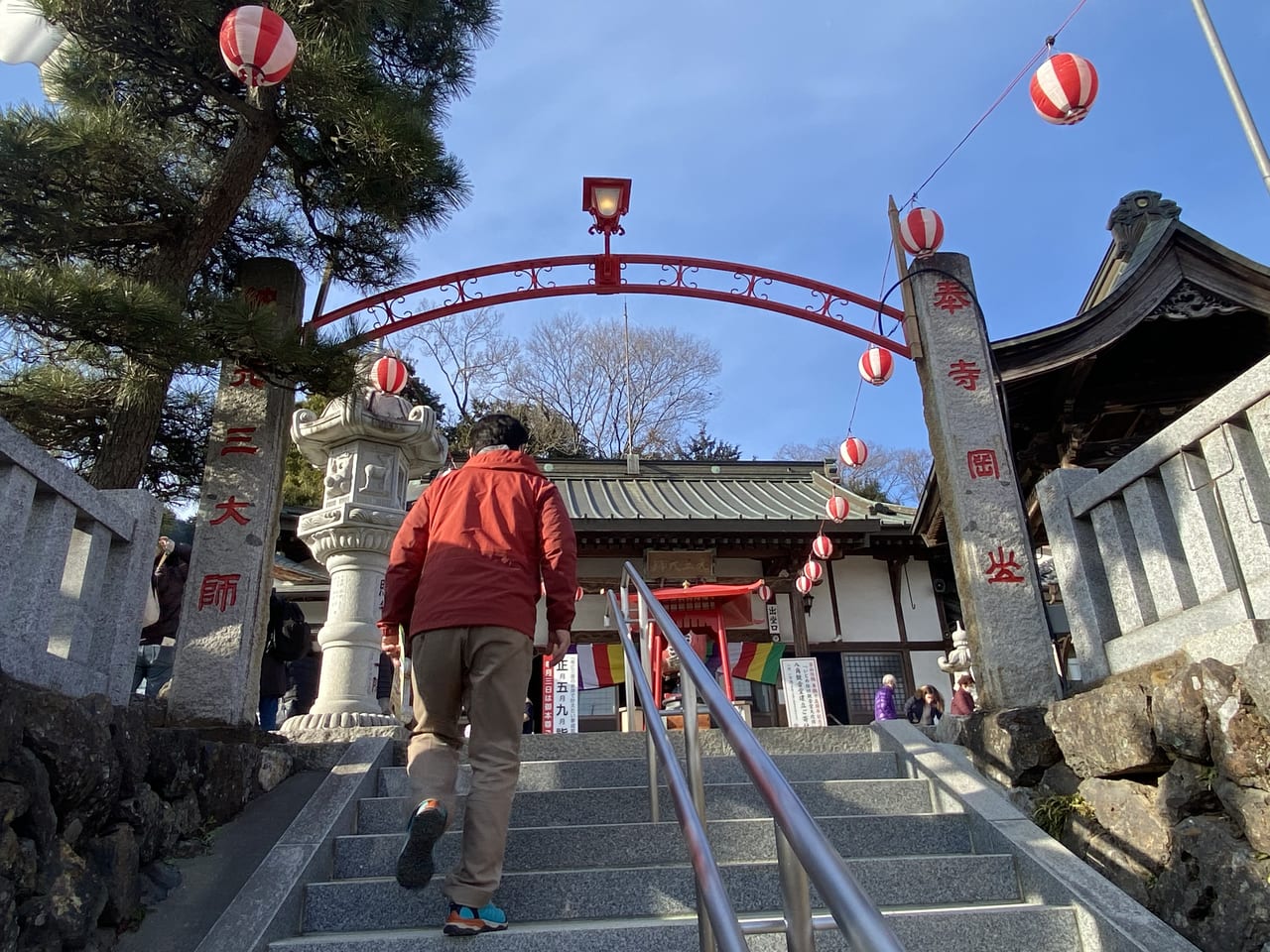 2023年1月25日足利市の寺岡山元三大師