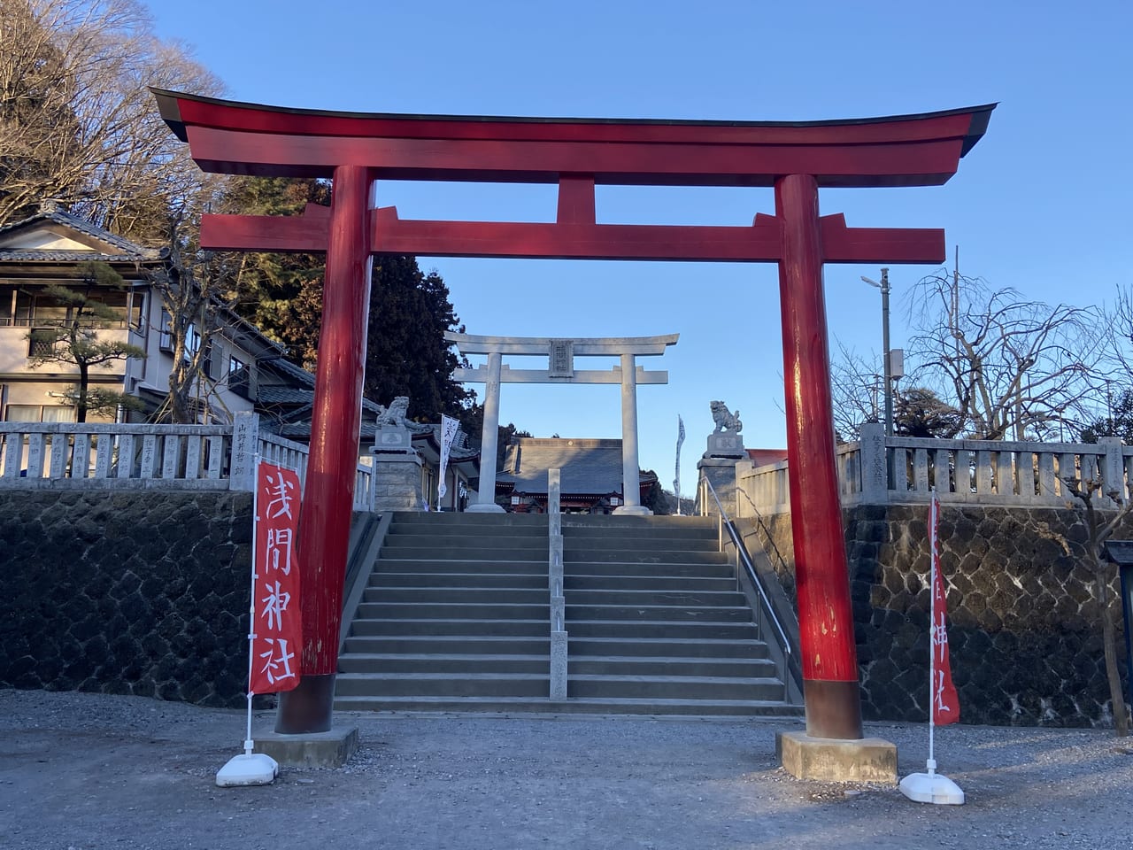 2023年3月3日佐野市の浅間神社