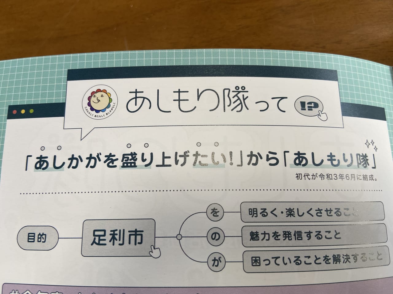 2023年4月14日足利市のあしもり隊