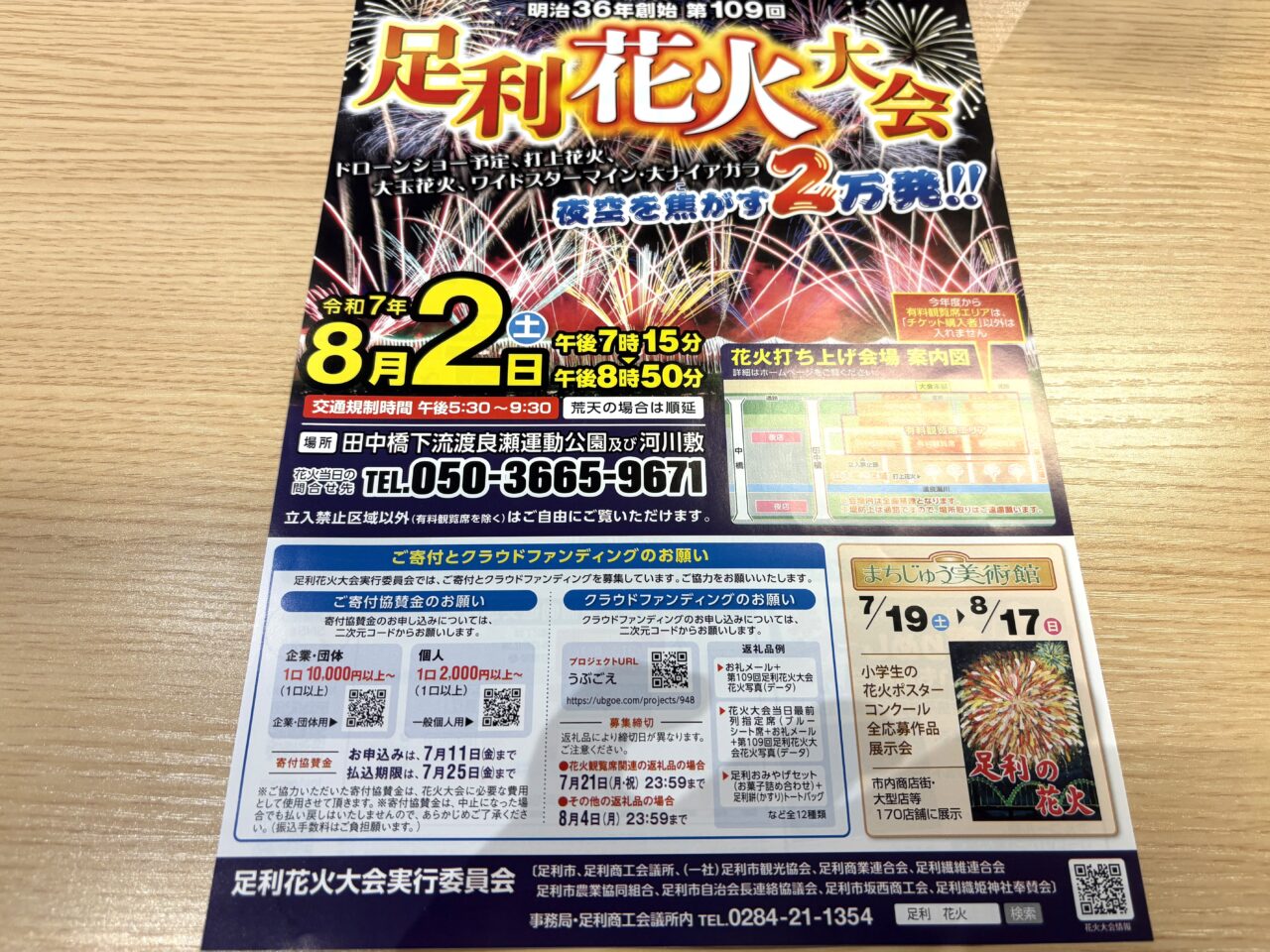 2025年7月25日足利市の花火大会
