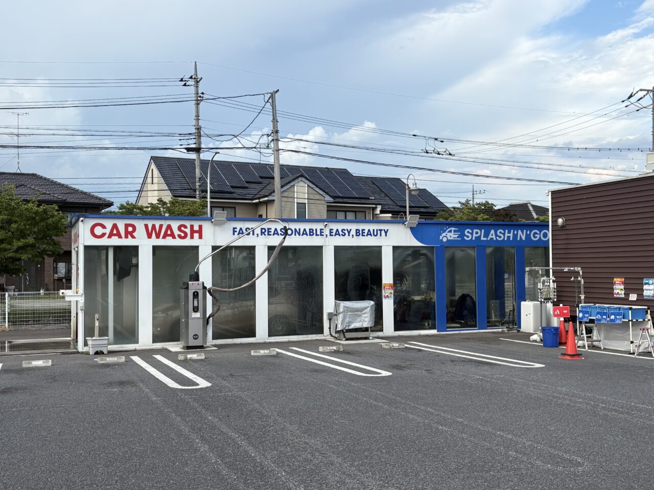 2025年8月16日足利市の洗車