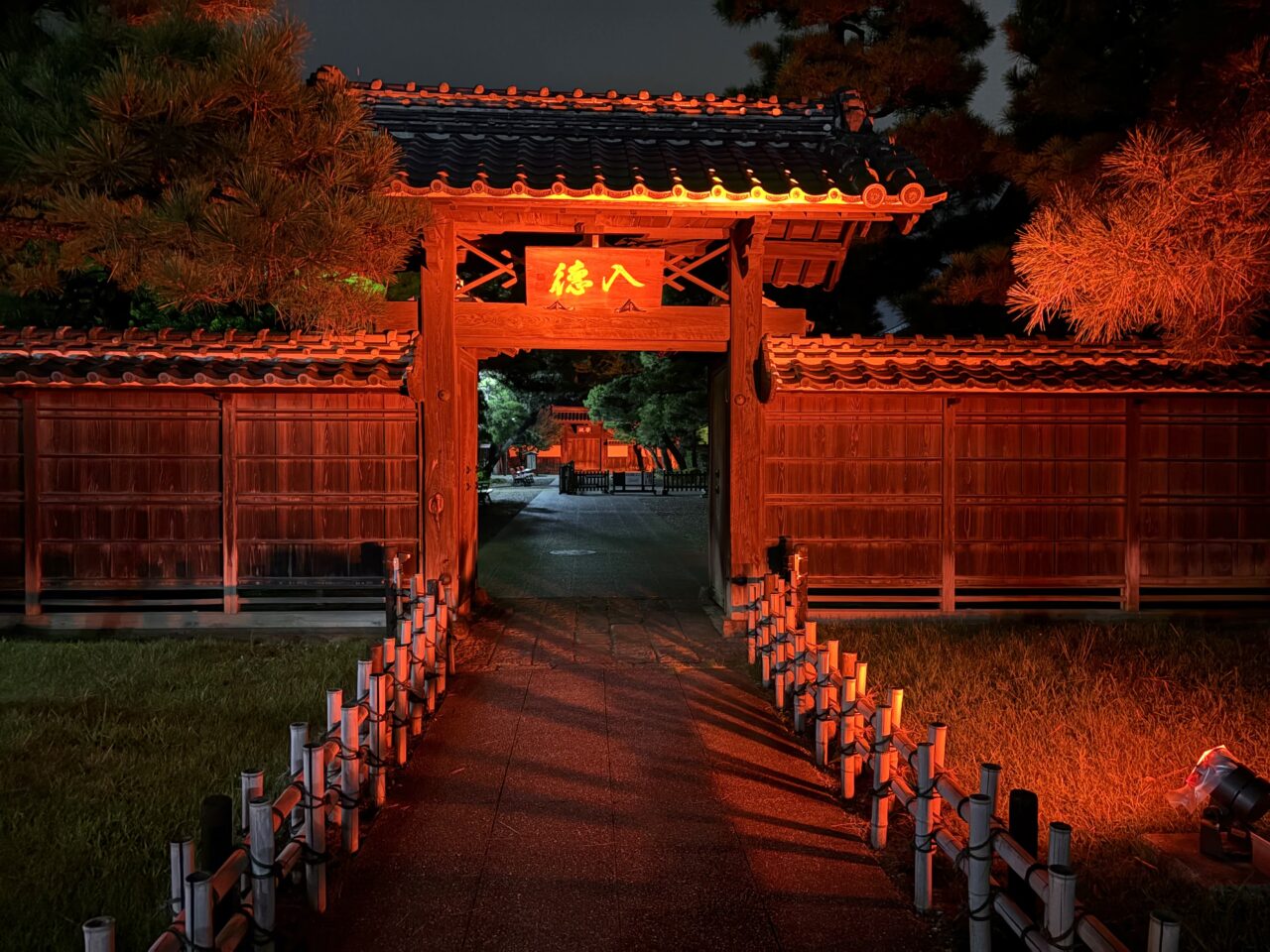 2025年9月10日足利市のライトアップ