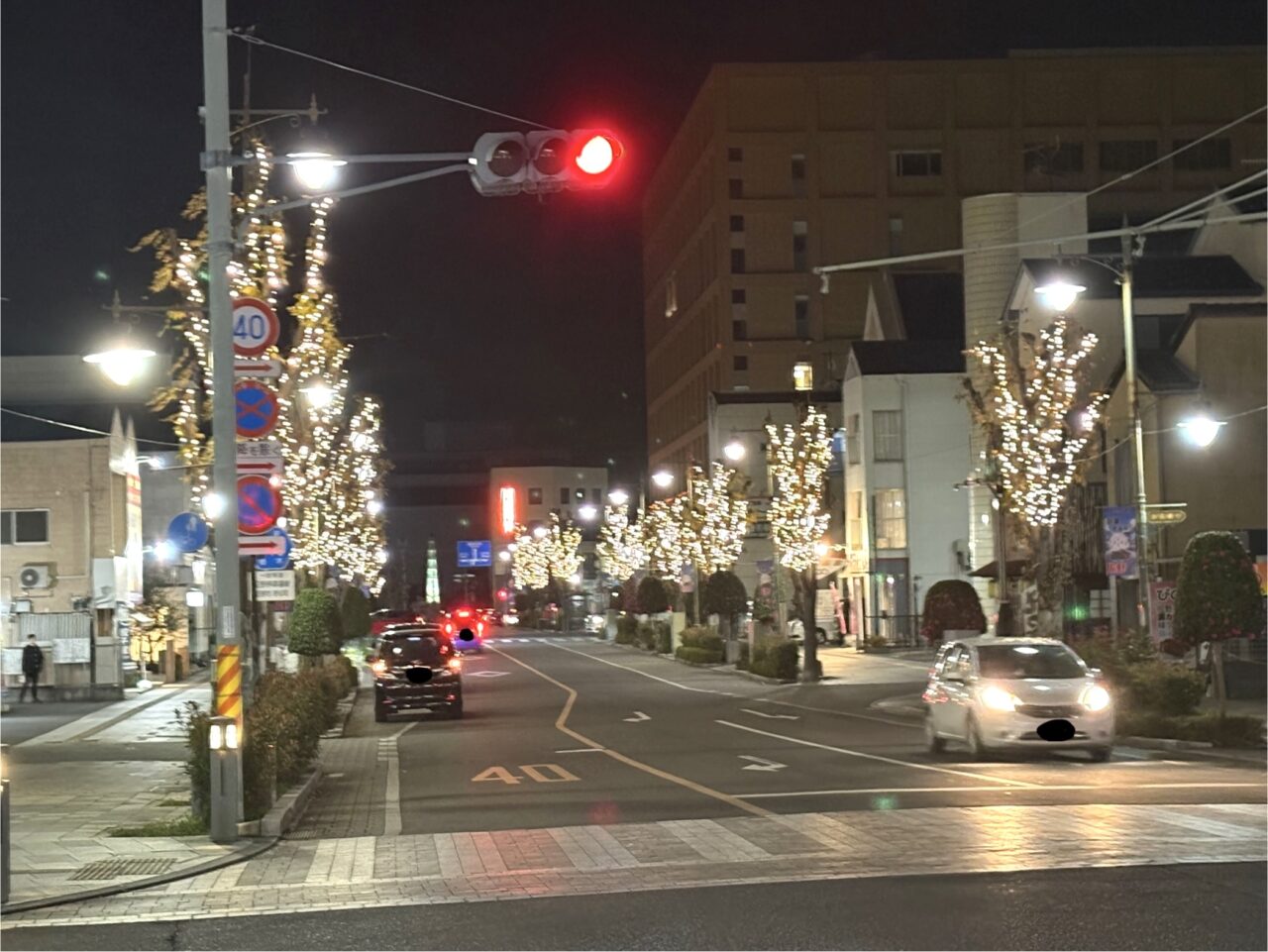 2025年11月25日佐野市の駅前