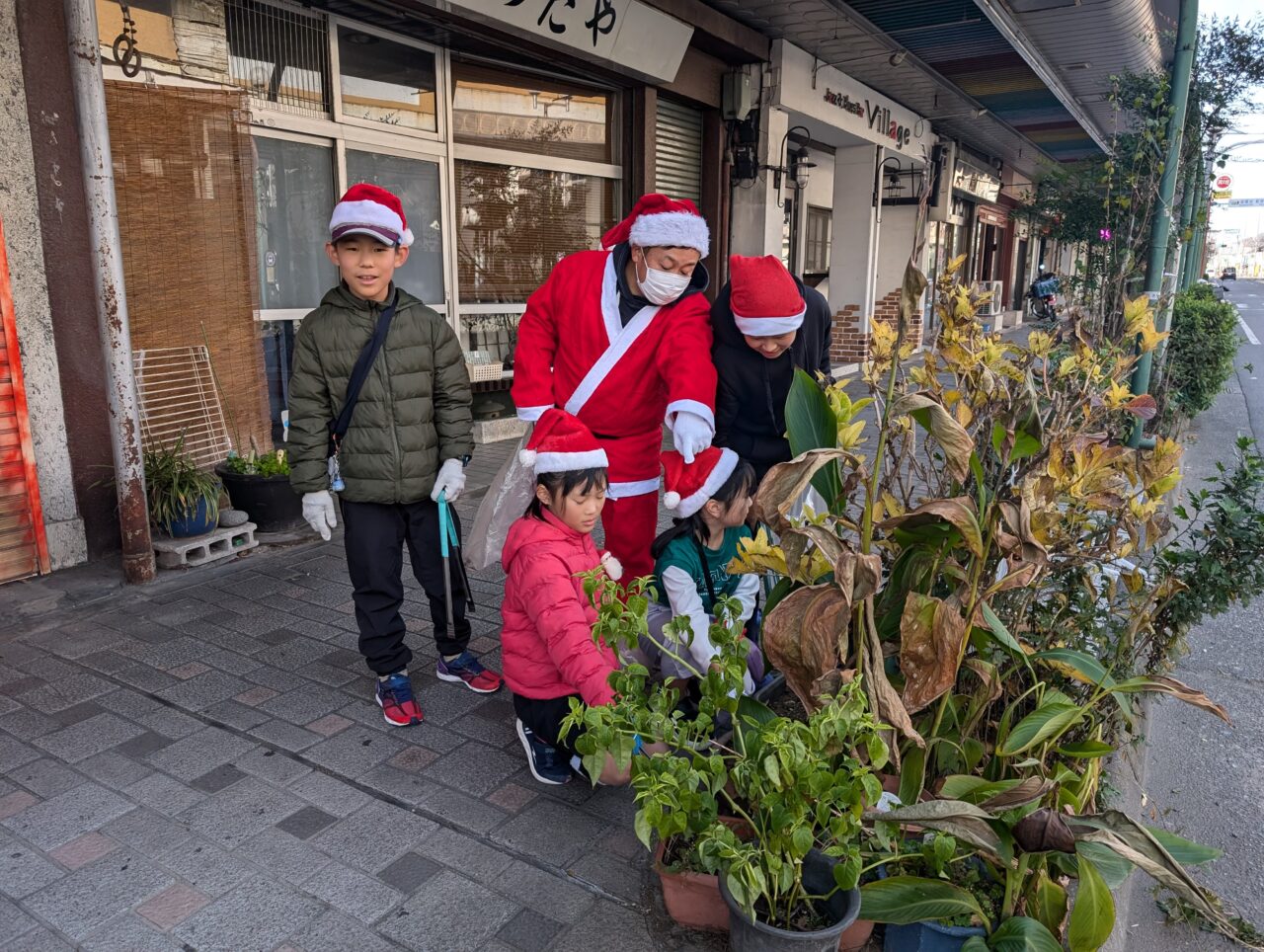 2025年11月29日足利市佐野市のサンタクロース
