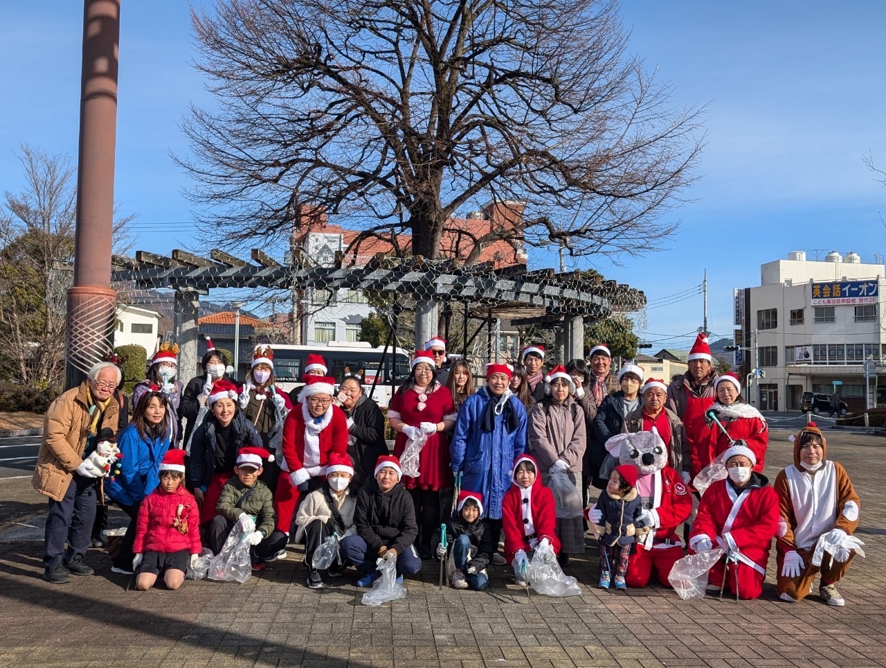 2025年11月29日足利市佐野市のサンタクロース