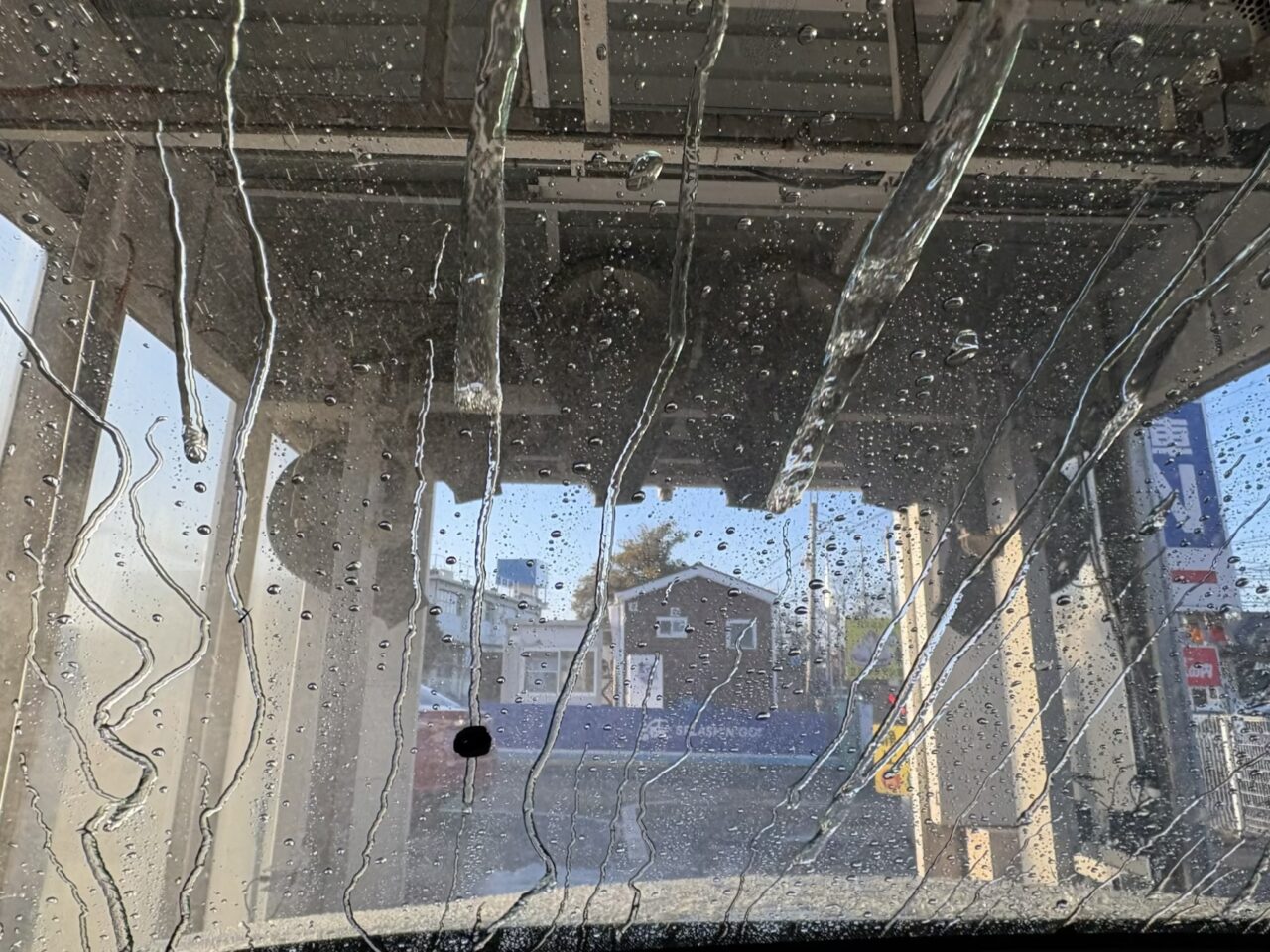 2026年1月31日足利市の洗車場