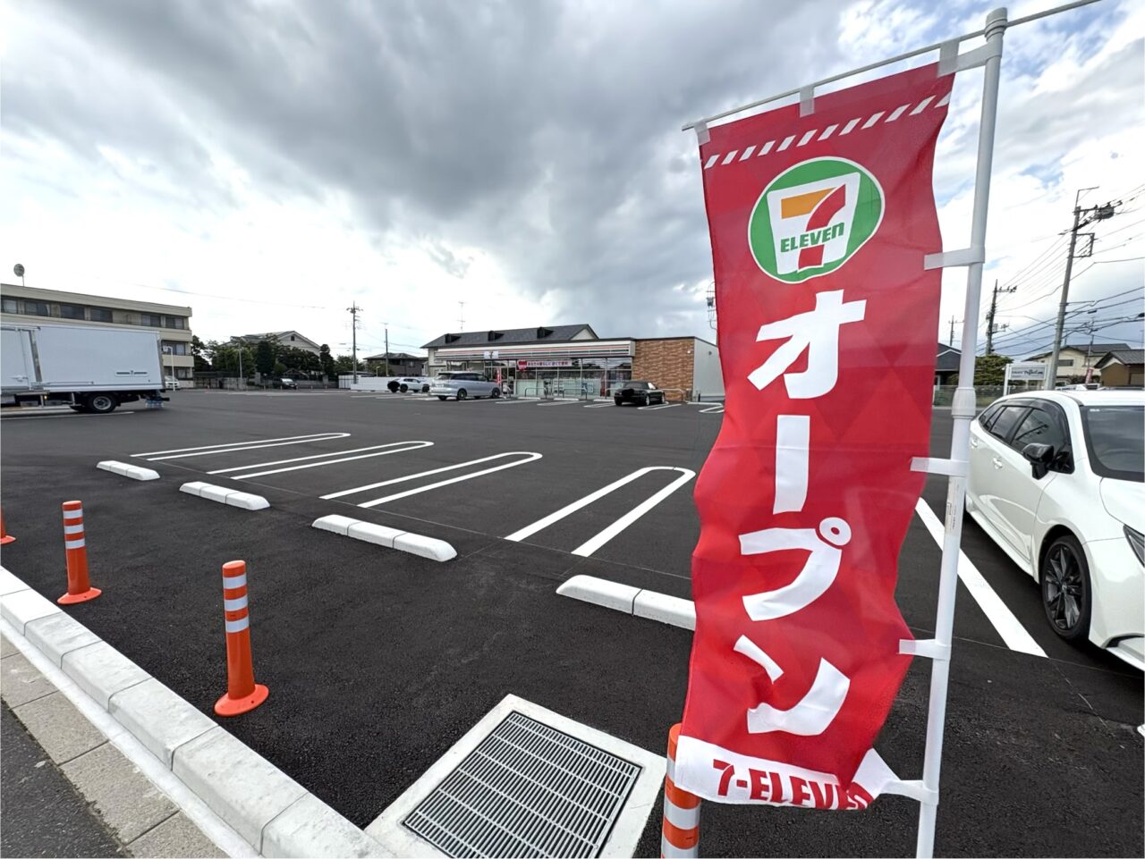 2026年8月19日佐野市のセブンイレブン